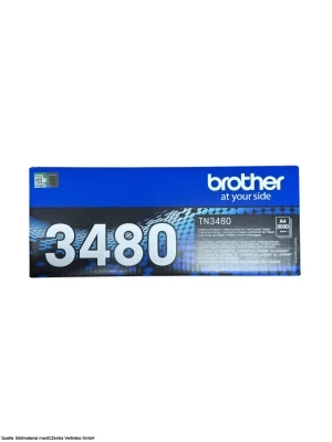 Brother International GmbH Original Toner Brother TN-3480, schwarz, 8000 Seiten, 1 Stck.